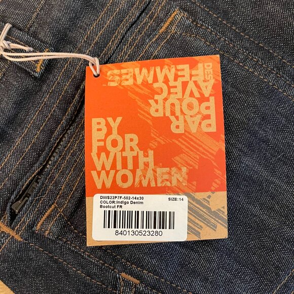 Dovetail Workwear Women's Dx Fr Bootcut Jeans, Size 14, Indigo Denim - Picture 7 of 13